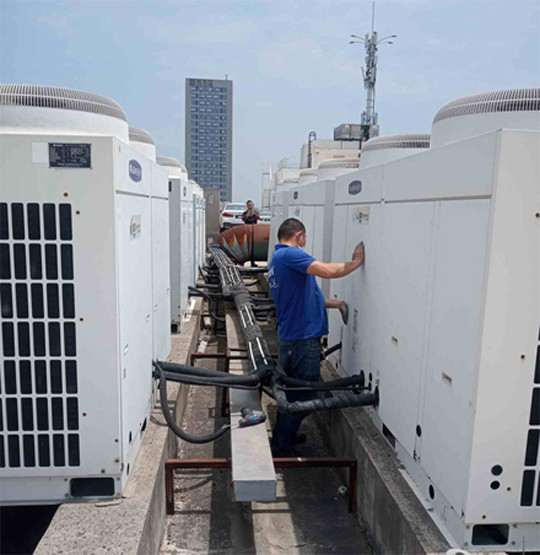 头屯河中央空调制热和不制冷系统维修方法